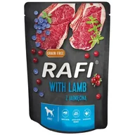 Mokra karma dla psów - Dolina Noteci (RAFI) RAFI Saszetka Psa JAGNIĘCINA 300g  od 95zł +DO 3% ZWROTU W PROGRAMIE LOJALNOŚCIOWYM RAFI-300-JAG - miniaturka - grafika 1
