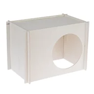 Klatki dla gryzoni - TIAKI domek dla małych zwierząt - Rozmiar L: dł. x szer. x wys.: 40 x 25 x 28 cm (królik, świnka morska itp.) - miniaturka - grafika 1