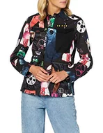 Kurtki damskie - G-STAR RAW Rovic Field kurtka damska Allover Printed, Wielokolorowy (Dk Black Objects D16973-c309-b527), S - miniaturka - grafika 1