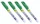 Rawmark, zestaw 4 markerów suchościeralnych, zielony