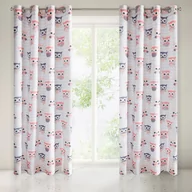 Zasłony - Zasłona Merry 140x250 Różowa Eurofirany - miniaturka - grafika 1