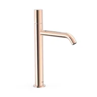 Baterie umywalkowe - Bateria umywalkowa nablatowa Tres Study różowe złoto połysk 26130701OP - miniaturka - grafika 1