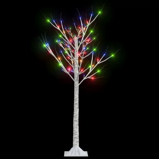 vidaXL Wierzba z oświetleniem, 120 kolorowych LED, 1,2 m vidaXL - Oświetlenie świąteczne - miniaturka - grafika 1