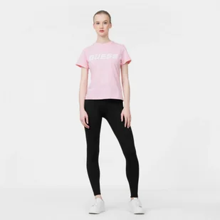 Damskie legginsy basic GUESS DELICIA LEGGINS 4/4 - czarne - Spodnie sportowe damskie - miniaturka - grafika 1