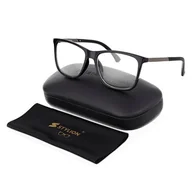 Okulary korekcyjne, oprawki, szkła - Męskie okulary zerówki do komputera BLUE LIGHT POL-BLF-760K1 Polarzone - miniaturka - grafika 1