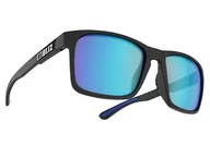 Okulary sportowe - BLIZ Luna M9 Okulary, matt rubber black/smoke with blue multi 2020 Okulary sportowe 7318480077034 - miniaturka - grafika 1