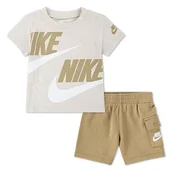 Odzież sportowa dziecięca - B NSW HBR Cargo FT SHORT SET - miniaturka - grafika 1