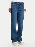 Spodnie damskie - Guess Jeans Jeansy W5BA98 D5RA3 Granatowy Regular Fit - miniaturka - grafika 1