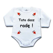 Body dla niemowląt - Tato dasz radę - body niemowlęce - 74 dł - miniaturka - grafika 1
