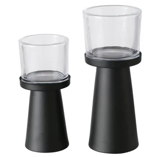 Świeczniki nowoczesne PIUS, 2 sztuki - Świeczniki - miniaturka - grafika 1