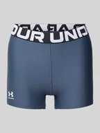 Spodenki damskie - Szorty o kroju super skinny fit z pasem z logo - miniaturka - grafika 1