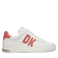Sneakersy damskie - Sneakersy DKNY Abeni Lace Up Sneaker K1300916 Biały - miniaturka - grafika 1
