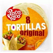 Poco Loco Tortilla Poco Loco Original pszenna 20cm 8szt 320g - Kuchnie świata - miniaturka - grafika 1