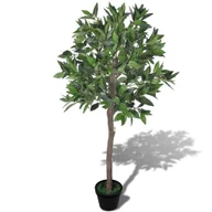 Sztuczne kwiaty - Sztuczne drzewko laurowe 120 cm z doniczką - miniaturka - grafika 1