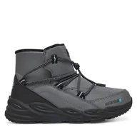 Buty dla chłopców - Śniegowce Skechers Turbo Tread 406385L CCBK Szary - miniaturka - grafika 1