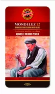 Kredki, ołówki, pastele i pisaki - Koh-I-Noor KIN1280S Kredki akwarelowe Mondeluz 12 kolorów opakowanie metalowe 3722 - miniaturka - grafika 1