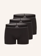 Majtki damskie - Adidas Bokserki Active Micro Flex Eco, 3 Szt. schwarz - miniaturka - grafika 1