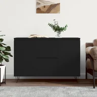 Komody - Vidaxl Szafka, Czarna, 104X35X70 cm, Materiał Drewnopochodny - miniaturka - grafika 1