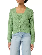 Swetry damskie - Trendyol Kardigan - niebieski - regularny, Miętowy, M - miniaturka - grafika 1