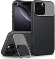 Etui i futerały do telefonów - Spigen Etui Caseology Nano Pop Mag Kickstand do MagSafe do iPhone 16 Pro Max, czarno-szare - miniaturka - grafika 1