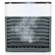 Klimatyzatory - Klimatyzator klimator biurkowy mini wentylator przenośny USB - miniaturka - grafika 1