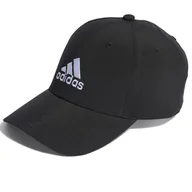 Czapki i chusty sportowe męskie - Czapka adidas Sportswear Embroidered Logo Lightweight Baseball IB3244 - czarna - miniaturka - grafika 1