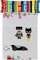 Pościel - Zestaw pościeli HappyFriday Mr Fox Bat Kolorowy materac pojedynczy 2 szt - miniaturka - grafika 1