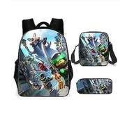 Plecaki - Phantom Ninja Plecak Ninjago Student School Bag Cartoon Anime Plecak Satchel Bag Piórnik - miniaturka - grafika 1
