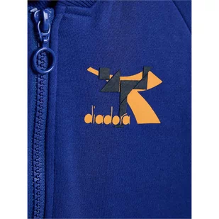Zestaw dresowy chłopięcy DIADORA JB. TRACKSUIT FZ TWISTER - Odzież sportowa dziecięca - miniaturka - grafika 2