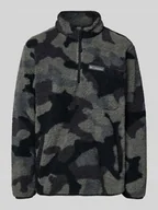 Kurtki męskie - Bluza ze sztucznym kożuszkiem - miniaturka - grafika 1