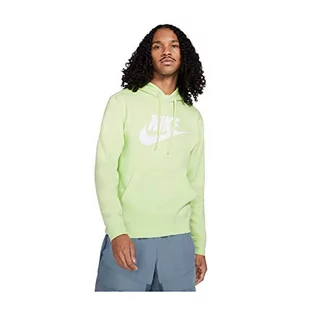 Nike Męska bluza z kapturem M NSW Club PO BB GX z kapturem, lt Liquid Lime/lt Liquid Lime, M - Bluzy męskie - miniaturka - grafika 1