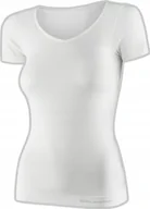 Koszulki sportowe damskie - Brubeck SS1398W Koszulka damska z krótkim rękawem COMFORT MERINO kremowy M - miniaturka - grafika 1