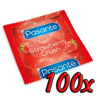 Prezerwatywy - Pasante Strawberry Crush 100 pack - miniaturka - grafika 1