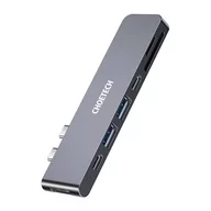Ładowarki do telefonów - Stacja dokująca Choetech HUB-M14 do Macbook Pro, 7-in-2 USB-C, Thunderbolt 3  (srebrna) - miniaturka - grafika 1
