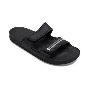 Męskie Klapki QUIKSILVER RIVI DOUBLE ADJUST AQYL101252-XKSK – Czarny - Klapki i japonki męskie - miniaturka - grafika 1