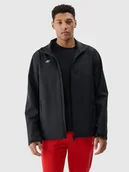 Kurtki i kamizelki sportowe męskie - 4F Softshell wiatroodporny membrana 5000 męski - czarny XXL - miniaturka - grafika 1