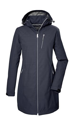 killtec Damska kurtka softshell z odpinanym kapturem KOS 57 WMN SFTSHLL PRK, ciemnoniebieska, 48, 42854-000