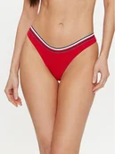 Stroje kąpielowe - Tommy Hilfiger Dół od bikini UW0UW05293 Czerwony - miniaturka - grafika 1