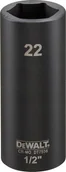 Klucze i nasadki - Dewalt nasadka 22mm 1/2c impact socket deep - miniaturka - grafika 1