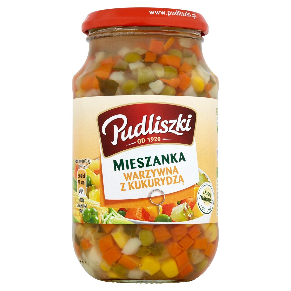 Mieszanka warzyw z kukurydzą Pudliszki 450 g