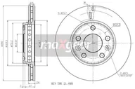 Tarcze hamulcowe - MAXGEAR Tarcza hamulcowa 19-1285 - miniaturka - grafika 1