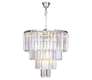 Brilagi - LED Żyrandol kryształowy na łańcuchu MOZART 5xE14/40W/230V chrom błyszczący - Lampy sufitowe - miniaturka - grafika 1