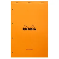 Notesy i bloczki - Audit Pad Rhodia N°19 A4+ 21x31,8 cm, pomarańczowy - miniaturka - grafika 1