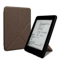Etui i futerały do telefonów - Smukłe lekkie etui na 7-calowe etui na telefony komórkowe Kindle Paperwhite 12th Gen 2024 i Kindle Colorsoft brązowy - miniaturka - grafika 1