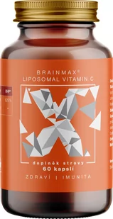BrainMax Liposomal Vitamin C UPGRADE, Liposomalna Witamina C, 500 mg, 60 kapsułek roślinnych - Witaminy i minerały - miniaturka - grafika 1