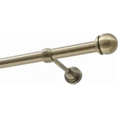 Karnisze - Karnisz DECASTYL Gałka Max Pojedynczy 160 cm Mosiądz antyczny - miniaturka - grafika 1