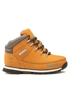 Timberland Trapery Euro Sprint TB06670R2311 Brązowy - Buty dla chłopców - miniaturka - grafika 1