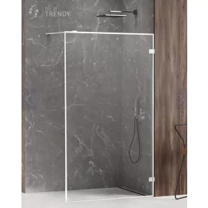New Trendy EXK-2910 KABINA AVEXA WHITE WALK-IN 90x200 CZYSTE 6mm ACTIVE SHIELD - Kabiny prysznicowe - miniaturka - grafika 1