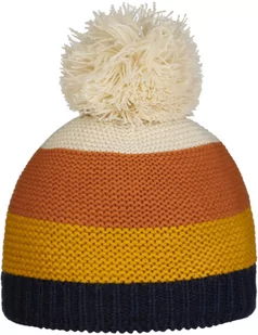 Czapka z Pomponem Four Colours, ciemnoniebieski, 49-51 cm - Czapki damskie - miniaturka - grafika 1