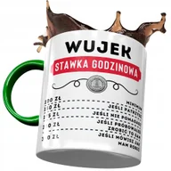 Kubki - Kubek Zielony dla Wujka Wuja Wujaszka Prezent z Nadrukiem ze Zdjęciem + Opakowanie na prezent (wzór 03) - miniaturka - grafika 1